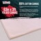 U.S. Art Supply 10-Ounce Unprimed Canvas Roll, 63" Wide x 3' Long (1 Yard) - 100% Cotton, Woven, Acid-Free - Unstretched Canvas Rolls for Painting, Murals, & DIY Crafts